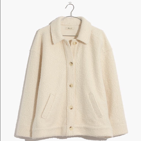 Madewell Bouclé Bomber Jacket - Picture 4 of 6